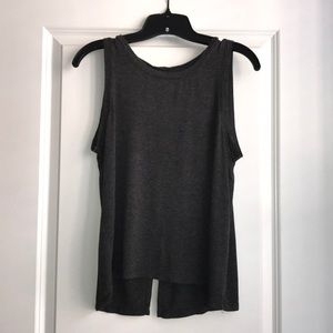 Tank Top with Back Slit